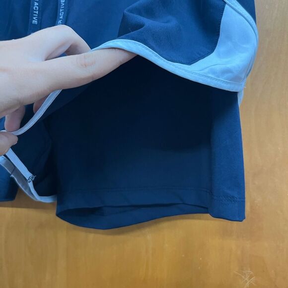 Spyder Women's Dark Blue and White Athletic Shorts - Picture 7 of 8